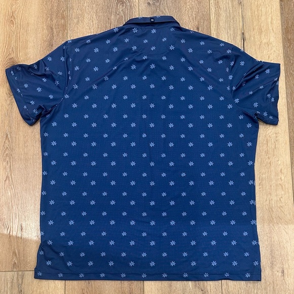 Mizzen + Main Men's Versa Golf Polo Shirt Set Sail Floral Dot Print XL Classic - Picture 2 of 8